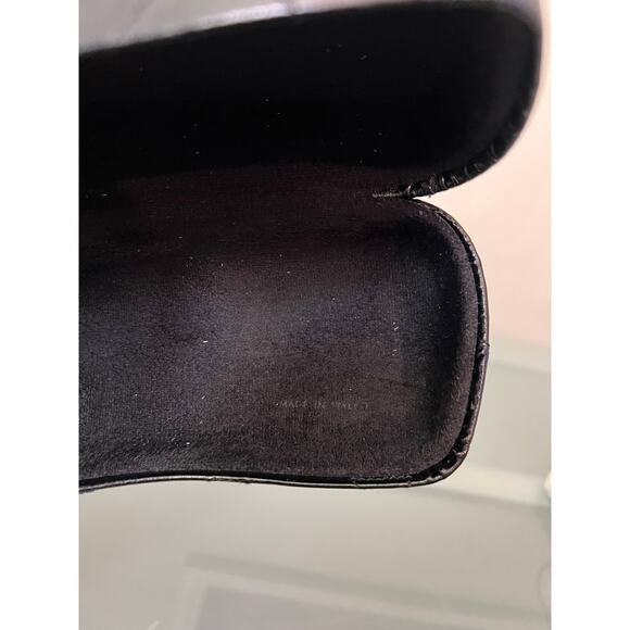 Chanel designer sunglasses hard case eyeglasses quilted black logo CC signature - Picture 4 of 4